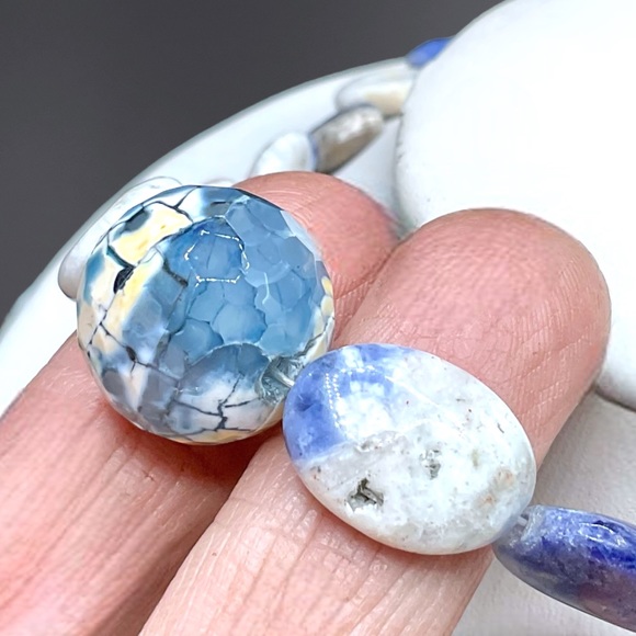 🌺Artisan Natural Stone Necklaces/Choker - Picture 14 of 15